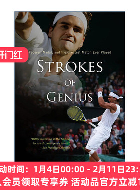 天才之击  英文原版 Strokes of Genius 费德勒纳达尔和有史以来精彩的比赛 英文版 进口英语原版书籍