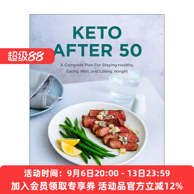 英文原版 Keto After 50 50岁后的生酮饮食指南 健康美味食谱 减肥 注册营养师Molly Devine 英文版 进口英语原版书籍