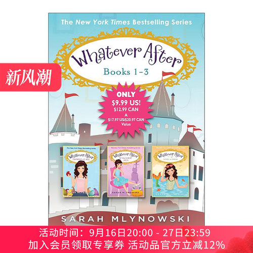 英文原版 Whatever After Books 1-3 瞬息万变系列3册盒装 英文版 进口英语原版书籍
