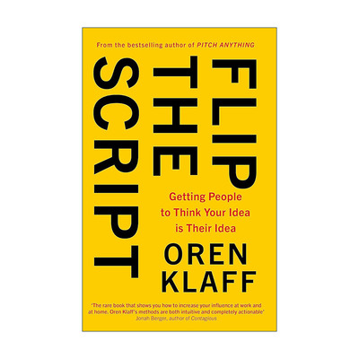 英文原版 Flip the Script 需求唤醒 如何改变别人的认知 让他下单 奥伦·克拉夫 Oren Klaff 英文版 进口英语原版书籍