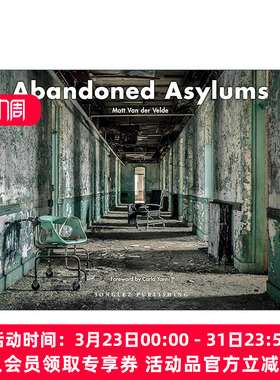 英文原版 Abandoned Asylums 废墟景观 避难所 精装影集 英文版 进口英语原版书籍