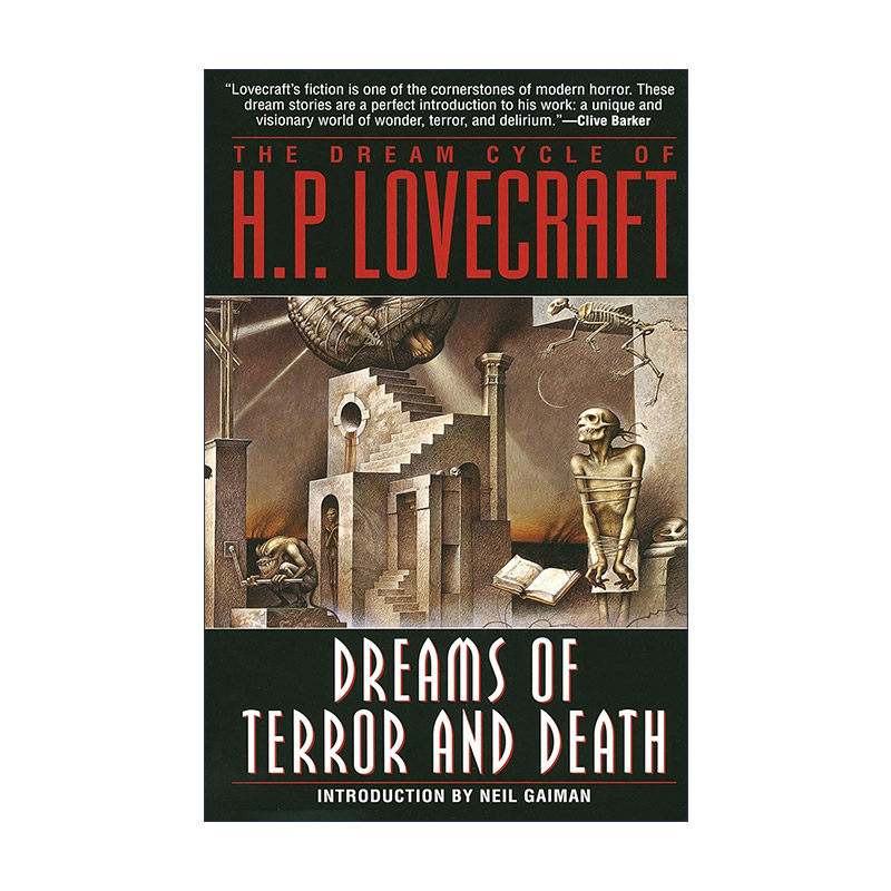 恐怖与死亡之梦  英文原版 The Dream Cycle of H. P. Lovecraft Dreams Terror and Death 短篇恐怖小说集 进口英语原版书籍