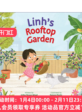 林的屋顶花园 英文原版绘本 Linh's Rooftop Garden Where In the Garden?花园在哪里系列 儿童科普百科精装绘本 英文版进口英语书