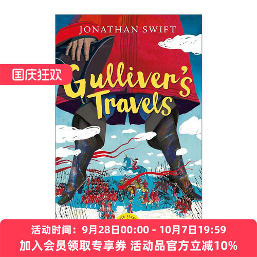 英文原版 Gulliver's Travels 格列佛游记 Puffin儿童经典系列 英文版 进口英语原版书籍