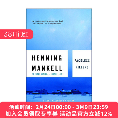 无面杀手  英文原版 Faceless Killers Kurt Wallander Mysteries 01 神探维兰德系列1 同名美剧原著 金匕首奖得主Henning Mankell