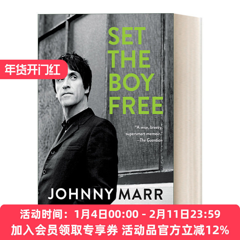 英文原版 Set the Boy Free 约翰尼玛尔 自传 前The Smiths乐队传奇吉他手 英文版 进口英语原版书籍