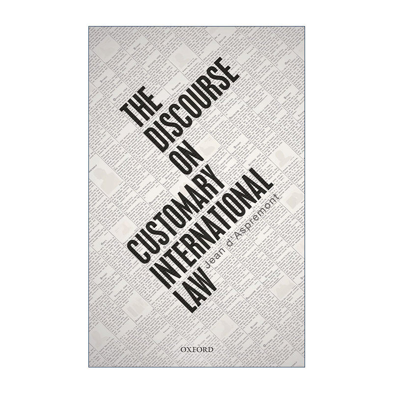英文原版 The Discourse on Customary International Law 论习惯国际法 英文版 进口英语原版书籍