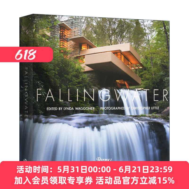 流水别墅 英文原版 Fallingwater 室内建筑设计作品集 精装 英文版 进口英语原版书籍