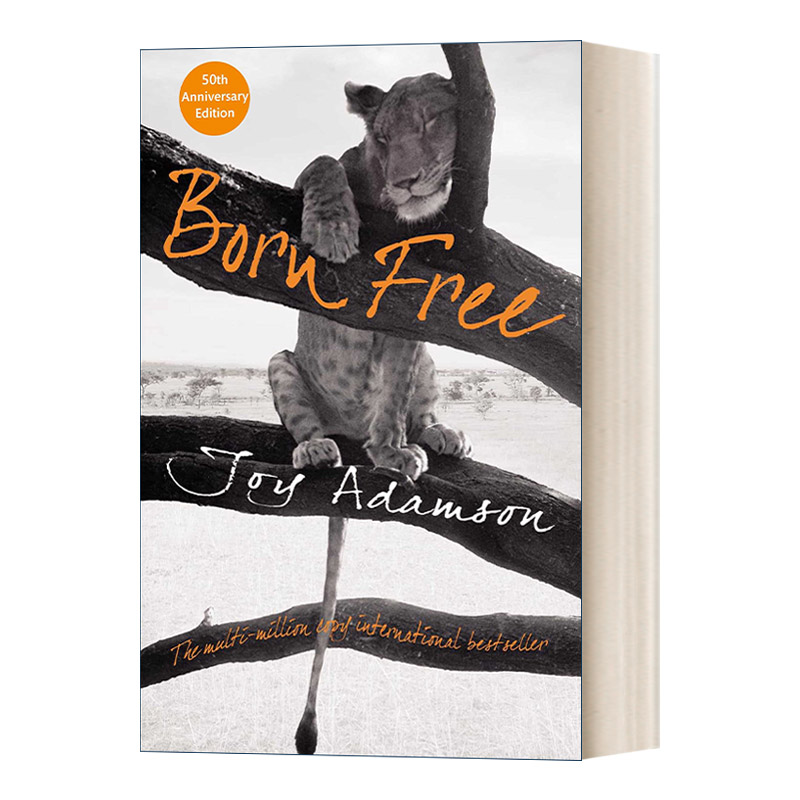 英文原版 Born Free 狮子与我 生而自由 英文版 进口英语原版书籍