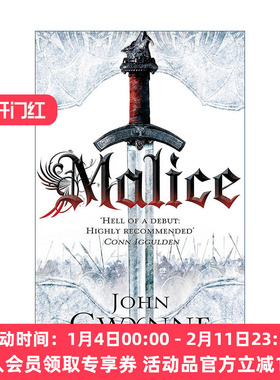 英文原版 Malice 恶意 The Faithful and the Fallen系列1 英文版 进口英语原版书籍