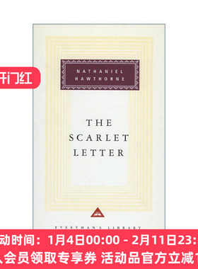 英文原版 The Scarlet Letter 红字 霍桑 Everyman精装收藏版 英文版 进口英语原版书籍