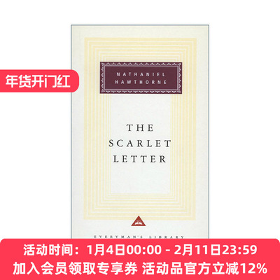 英文原版 The Scarlet Letter 红字 霍桑 Everyman精装收藏版 英文版 进口英语原版书籍