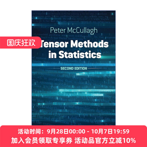 统计学中的张量方法  英文原版 Tensor Methods in Statistics 第二版 芝加哥大学统计学教授Peter McCullagh 进口英语原版书籍