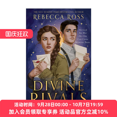 英文原版 Divine Rivals 神圣对手 魔法信件 丽贝卡·罗斯战时奇幻爱情小说 魔法之河系列作者 英文版 进口英语原版书籍
