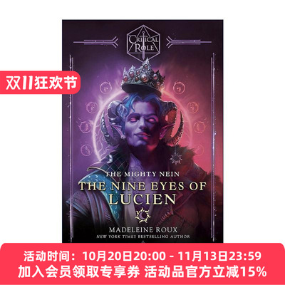 英文原版 Critical Role The Mighty Nein The Nine Eyes of Lucien 关键角色 强力内恩之九眼卢西恩 官方小说 进口英语原版书籍