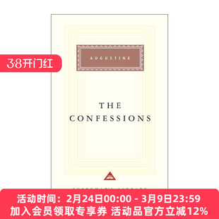 英文原版 Confessions 忏悔录 圣奥古斯丁 Everyman精装收藏版 英文版 进口英语原版书籍
