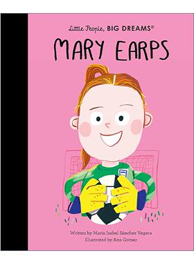 英文原版 Little People Big Dreams Mary Earps 小人物大梦想儿童精装绘本 玛丽·厄普斯 英国女足门将 曼联 进口英语原版书籍