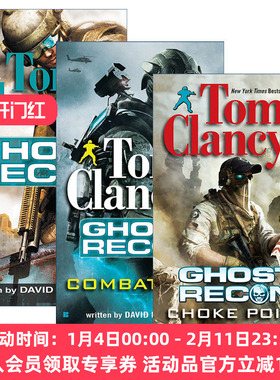 彩虹六号：幽灵行动系列3册 英文原版 Tom Clancy's Ghost Recon 惊悚悬疑间谍小说 Peter Telep 英文版 进口英语原版书籍