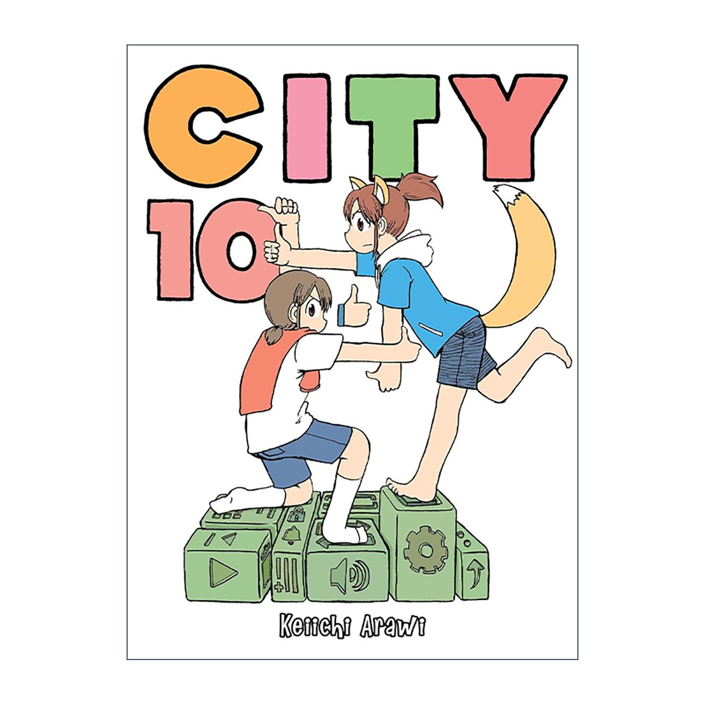 英文原版 City 10 城 卷十 搞笑漫画 日常作者Keiichi Arawi新井圭一 英文版 进口英语原版书籍