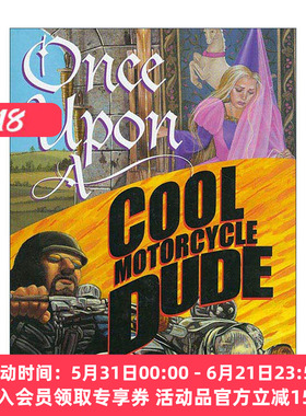 英文原版 Once Upon a Cool Motorcycle Dude酷摩托车小子的故事 男孩女孩想法差异 精装 Kevin O'Malley儿童绘本进口英语原版书籍