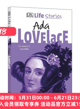 英文原版 DK Life Stories Ada Lovelace DK生活故事 阿达·洛夫莱斯 计算机程序创始人 精装 英文版 进口英语原版书籍