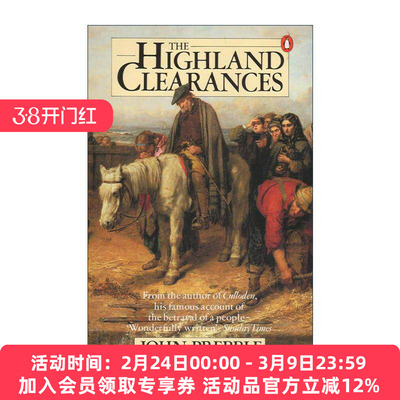英文原版 The Highland Clearances 苏格兰高地清洗 John Prebble 英文版 进口英语原版书籍