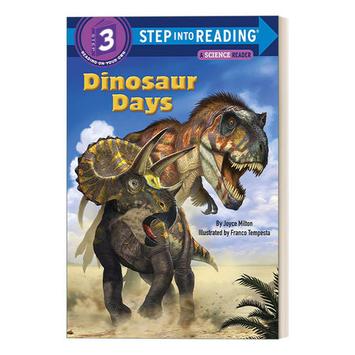 恐龙时代 英文原版 Step into Reading 3 - Dinosaur Days 兰登分级阅读 英文版 进口英语原版书籍