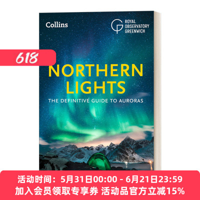 英文原版北极光极光的权威指南