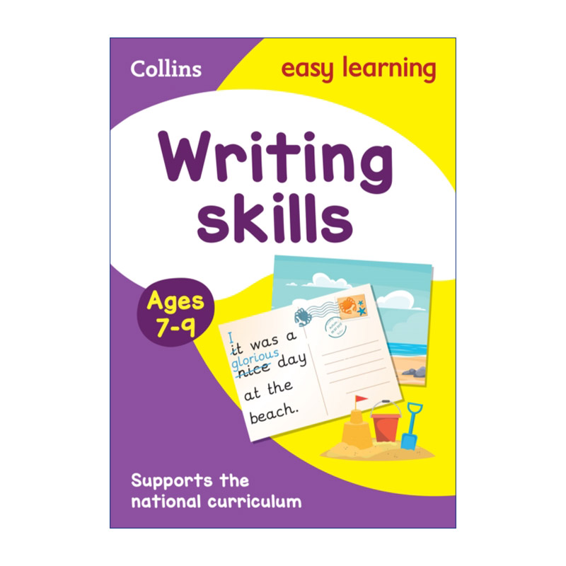 英文原版 Collins Easy Learning Writing Skills Ages 7-9 柯林斯易学儿童写作技巧训练7-9岁 英文版 进口英语原版书籍 书籍/杂志/报纸 儿童读物原版书 原图主图