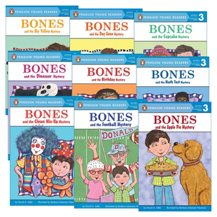 华研原版 英文原版 Penguin Young Readers, Level 3 Bones 企鹅青少分级阅读3级 博恩斯系列9册 英文版 进口英语原版书籍