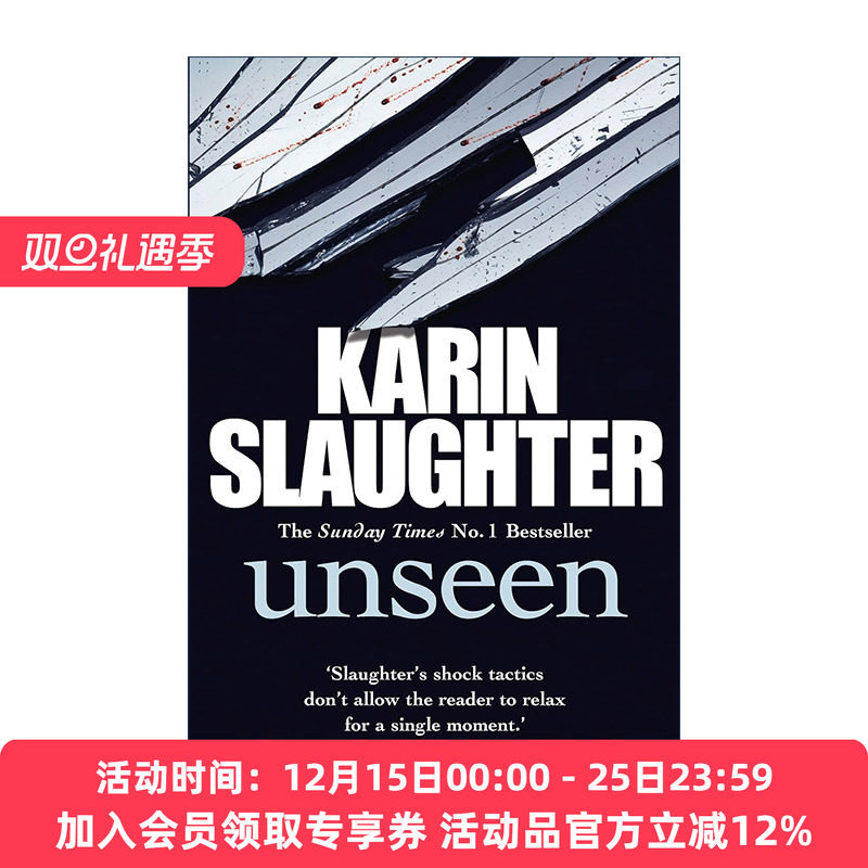 英文原版 Unseen 隐瞒 卡琳·斯劳特Karin Slaughter 特伦特探员系列7 同名美剧原著 畅销推理悬疑小说 英文版 进口英语原版书籍