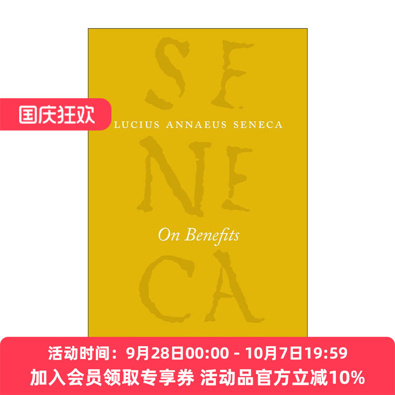 英文原版 On Benefits The Complete Works of Lucius Annaeus Seneca 论效益 芝加哥大学塞涅卡系列 哲学 英文版进口英语原版书籍
