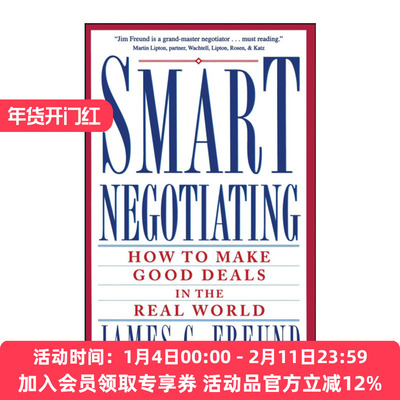 聪明的谈判 英文原版 Smart Negotiating 如何在现实世界中做出好的交易 英文版 进口英语原版书籍
