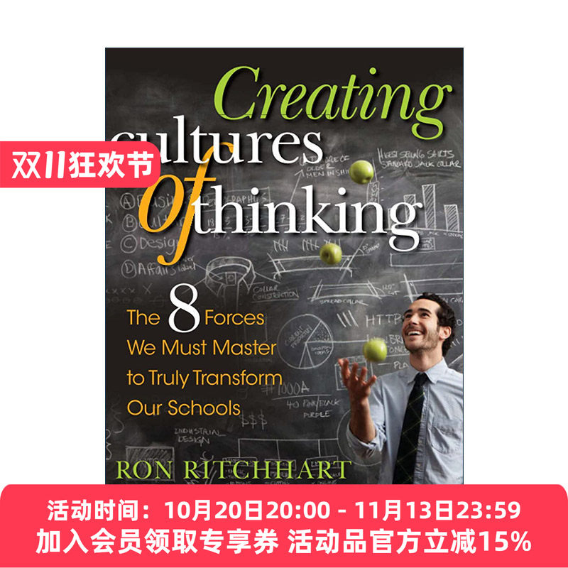 英文原版 Creating Cultures of Thinking 如何使学生成为思考者和学习者 哈佛大学教育学院课堂思考解决方案 Ron Ritchhart