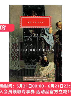 英文原版 Resurrection 复活 托尔斯泰 Everyman精装收藏版 英文版 进口英语原版书籍