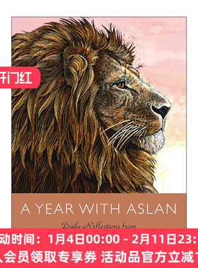 英文原版 A Year with Aslan 纳尼亚传奇的每日灵感 精装 C.S刘易斯 英文版 进口英语原版书籍