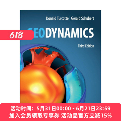 地球动力学  英文原版 Geodynamics Donald Turcotte 英文版 进口英语原版书籍
