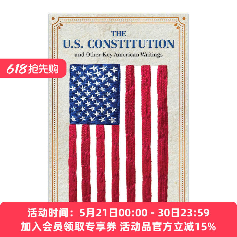 英文原版 The U.S.Constitution and Other Key American Writings 美国宪法及其他重要著作 软精装皮质封面词云经典 进口英语书籍