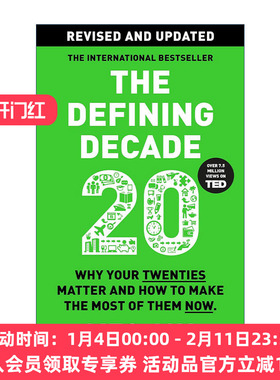 英文原版 The Defining Decade 20岁 光阴不再来 梅格·杰伊 英文版 进口英语原版书籍