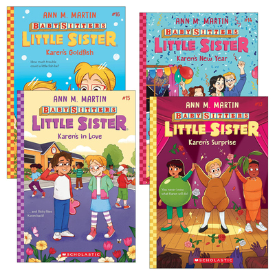 英文原版 Baby-Sitters Little Sister Karen 保姆俱乐部之保姆小妹系列13-16册 友谊小说 英文版 进口英语原版书籍