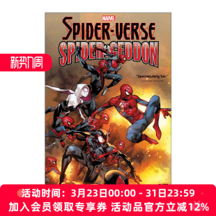 Geddon 精选集 英文原版 Verse 英文版 书籍 蜘蛛宇宙 Slott Omnibus Spider 精装 漫威漫画 蜘蛛军团 进口英语原版 Dan