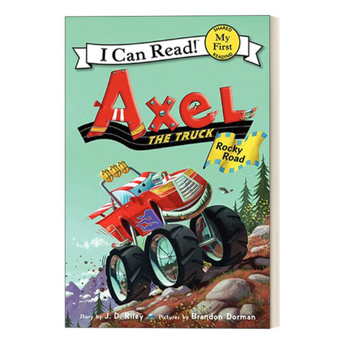 英文原版 Axel the Truck Rocky Road 小卡车Axel系列 My First I Can Read分级阅读 英文版 进口英语原版书籍