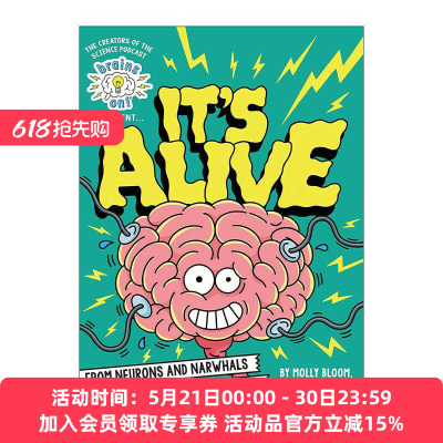 英文原版 Brains On! Presents...It's Alive 头脑风暴 从神经元和独角鲸到我们身边的真菌 精装图画书 英文版 进口英语原版书籍