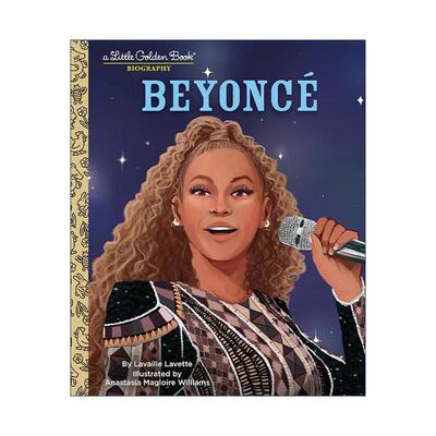 英文原版 Beyonce Little Golden Book Biographies 碧昂丝传记 兰登书屋精装小金书 英文版 进口英语原版书籍