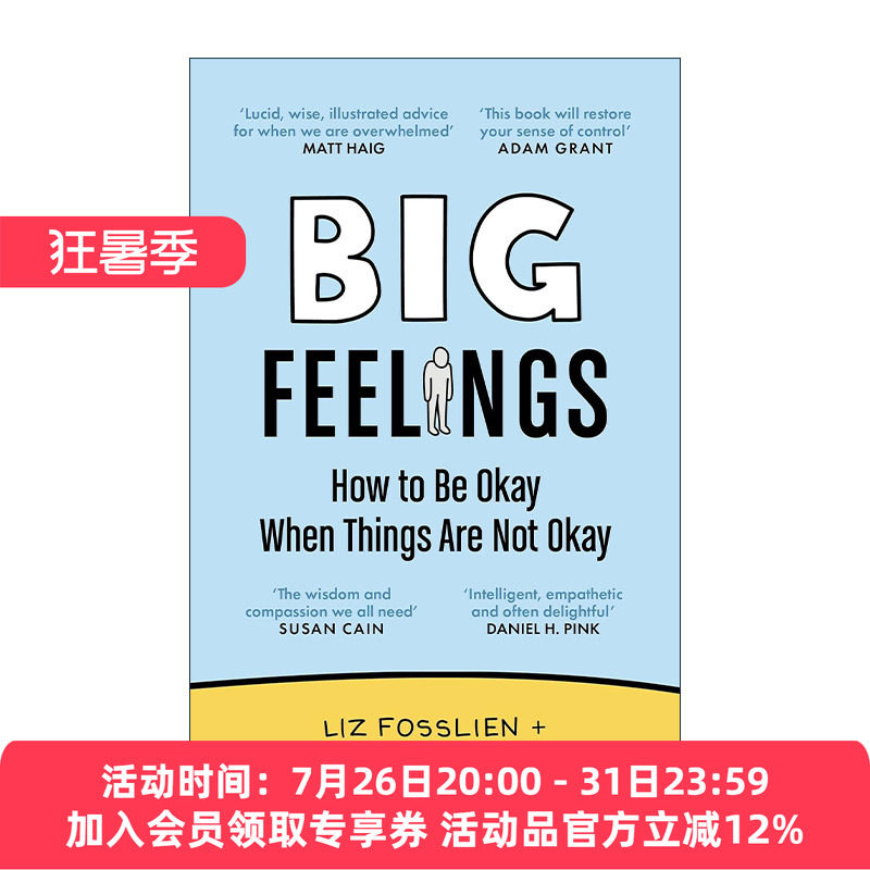 英文原版 Big Feelings 重要的感受 当情况不太好时如何学会接受 利兹·福斯林 英文版 进口英语原版书籍