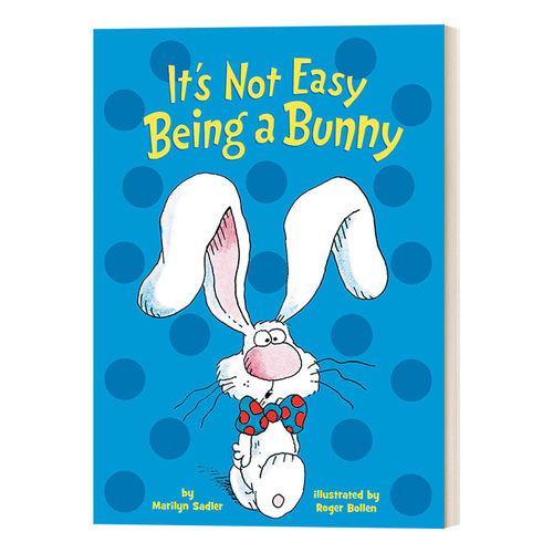 长耳兔 成为兔子不容易 英文原版 It's Not Easy Being Bunny 纸板书 儿童绘本 Marilyn Sadler 英文版 进口英语原版书籍
