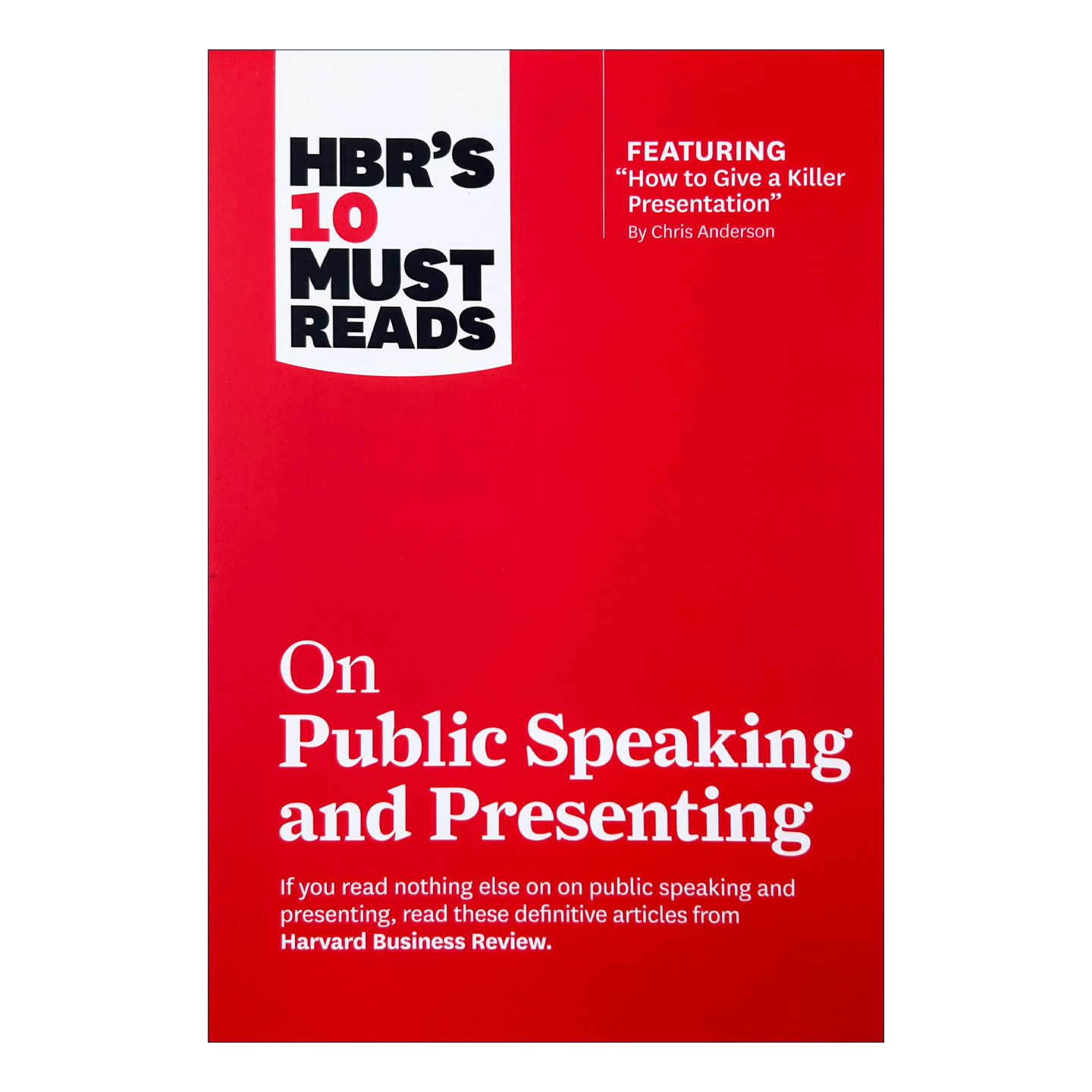 哈佛商业评论管理必读 公众演讲和演讲 英文原版 HBR's 10 Must Reads on Public Speaking and Presenting 英文版进口英语书籍