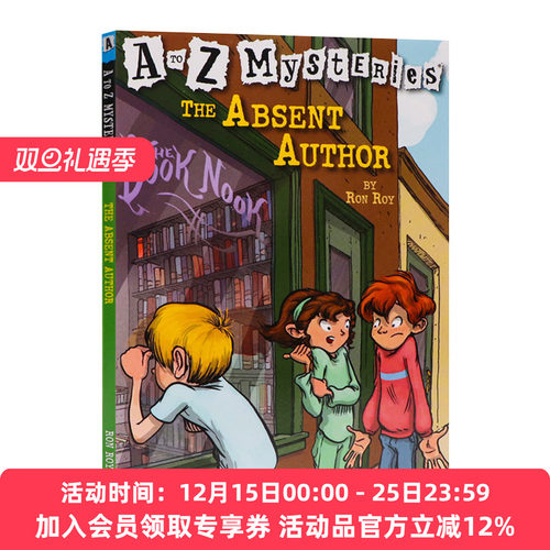 英文原版 字母之谜1 失踪的小说家 A to Z Mysteries 1 The Absent Author 英文版 进口英语原版书籍