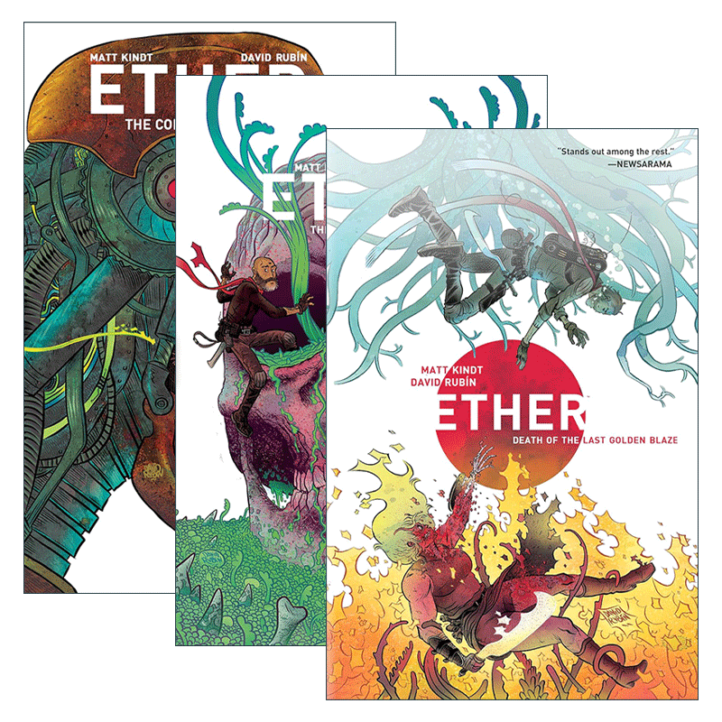 英文原版 Ether 苍穹系列3册 Dark Horse黑马漫画 Mind MGMT作者Matt Kindt 英文版 进口英语原版书籍
