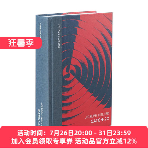 英文原版小说 Catch-22 第二十二条军规 约瑟夫·海勒 布脊经典系列 Vintage Quarterbound Classics 英文版 进口英语原版书籍